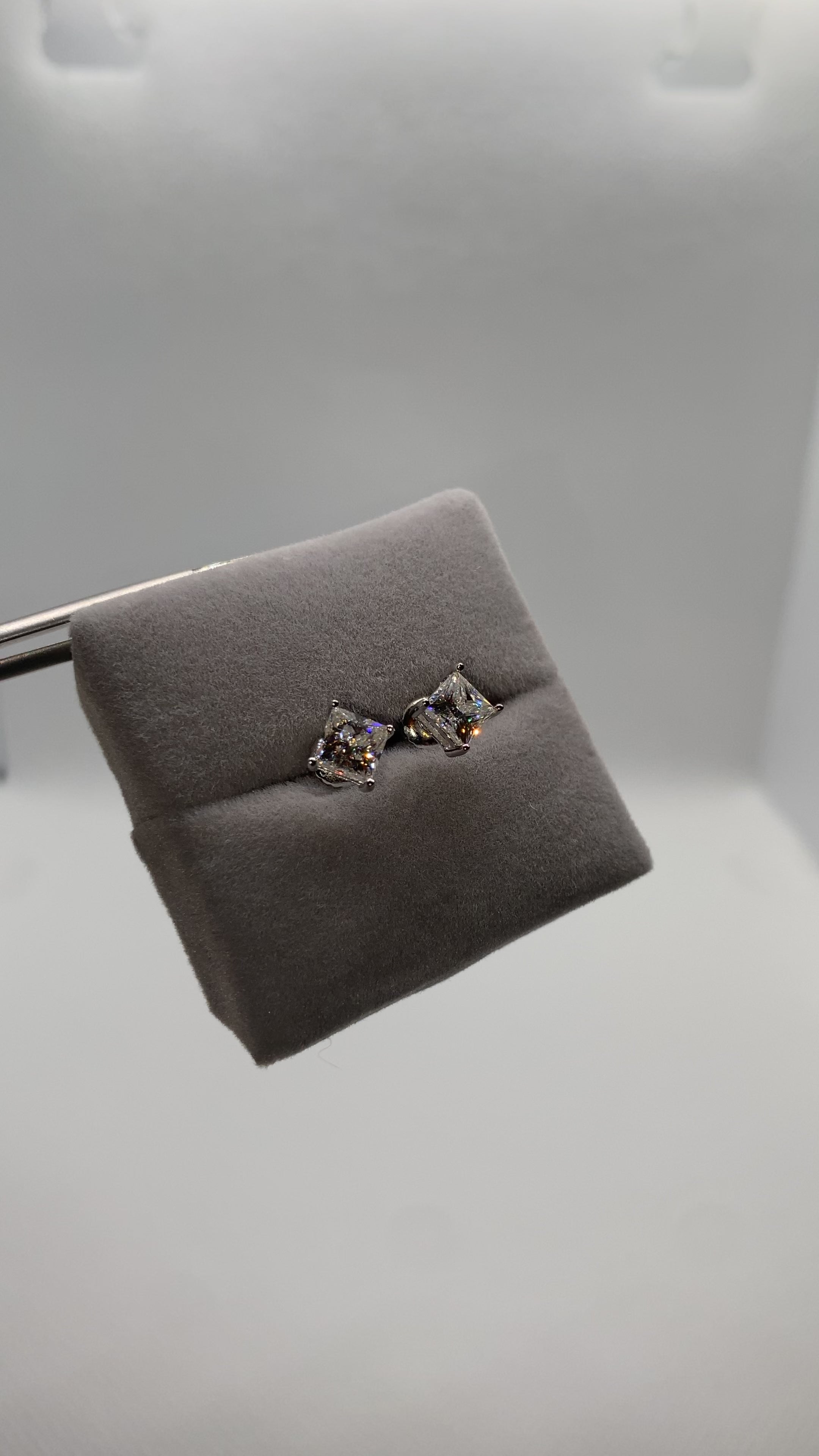 7mm Princess Cut (Earring Set)